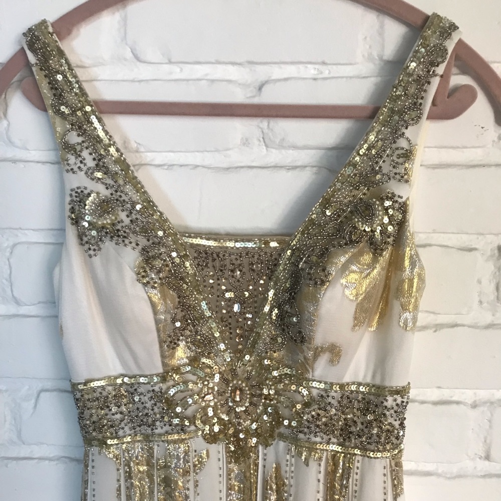 Sue Wong Nocturne Beaded Gown - Size 0